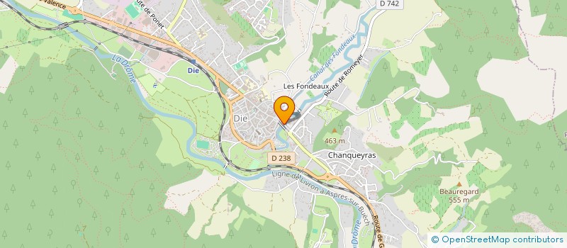 localisation de l'entreprise MONSIEUR PIERRE COUPEL  DIE