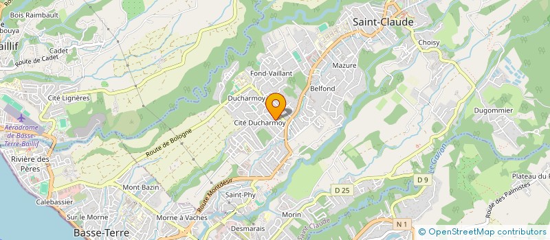 localisation de l'entreprise MONSIEUR PIERRE COURAUD à SAINT-CLAUDE