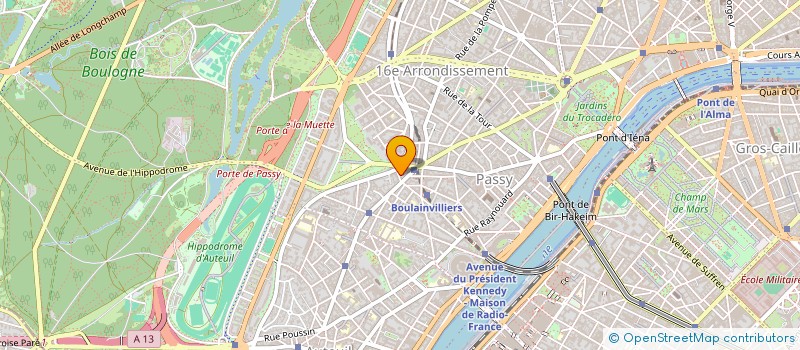 localisation de l'entreprise MONSIEUR PIERRE COURBIN  PARIS