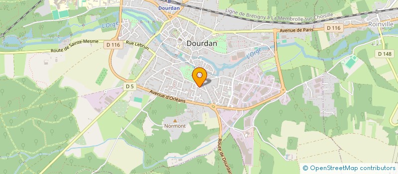 localisation de l'entreprise MONSIEUR PIERRE COURBOULAY à DOURDAN