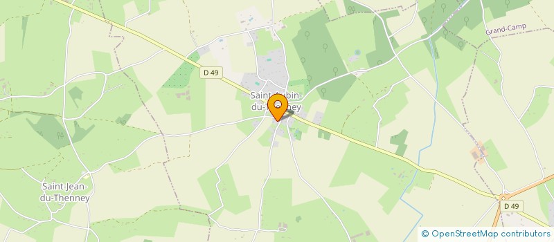 localisation de l'entreprise MONSIEUR PIERRE COUREL  ST AUBIN DU THENNEY