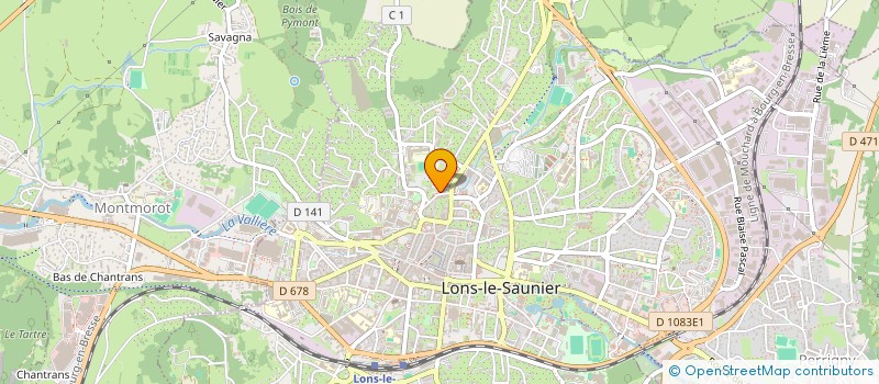 localisation de l'entreprise MONSIEUR PIERRE COURONNEAUD  LONS-LE-SAUNIER