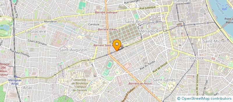 localisation de l'entreprise MONSIEUR PIERRE COURTADE  BORDEAUX