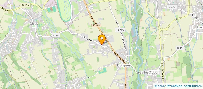 localisation de l'entreprise MONSIEUR PIERRE COURTADE-DUBIE  HORGUES