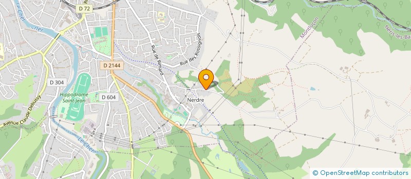 localisation de l'entreprise MONSIEUR PIERRE COURTAUDON  CLERMONT-FERRAND