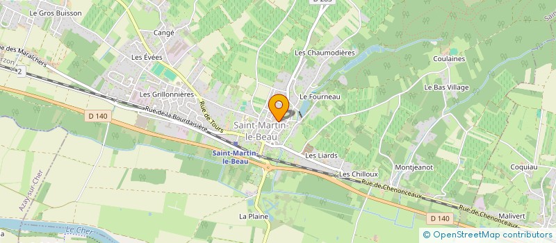 localisation de l'entreprise MONSIEUR PIERRE COURTEMANCHE  SAINT-MARTIN-LE-BEAU