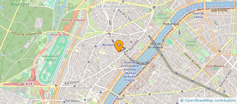 localisation de l'entreprise MONSIEUR PIERRE COURTHION  PARIS