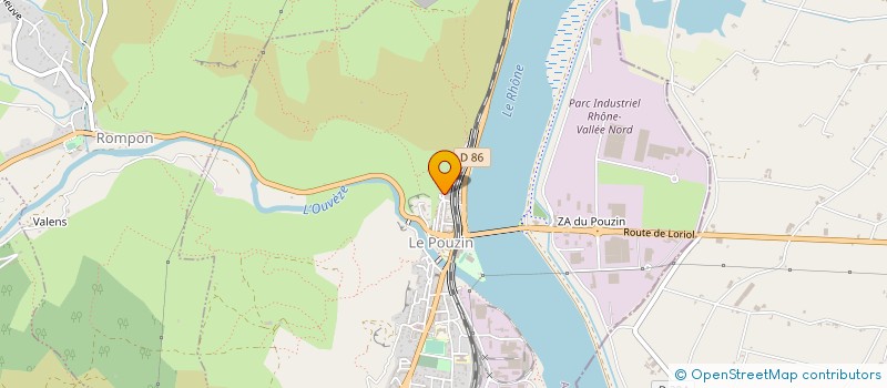 localisation de l'entreprise MONSIEUR PIERRE COURTIER  LE POUZIN