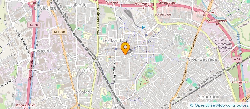 localisation de l'entreprise MONSIEUR PIERRE COURTINAT  RAMONVILLE-SAINT-AGNE