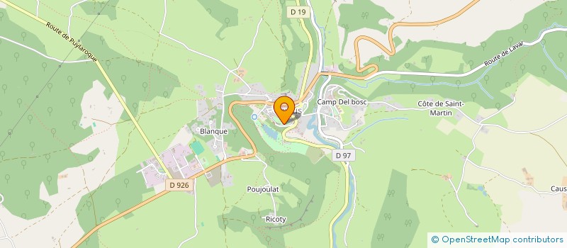 localisation de l'entreprise MONSIEUR PIERRE COUSSEAU  LACAPELLE-LIVRON