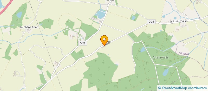 localisation de l'entreprise MONSIEUR PIERRE COUTANT  LA CHAIZE-LE-VICOMTE