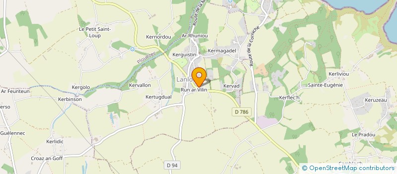 localisation de l'entreprise MONSIEUR PIERRE COUTIN  LANLOUP