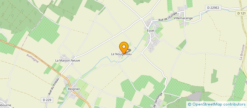 localisation de l'entreprise MONSIEUR PIERRE COUTURIER  LA BROUSSE