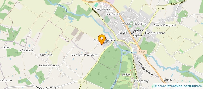 localisation de l'entreprise MONSIEUR PIERRE COUTURIER à COUR-CHEVERNY