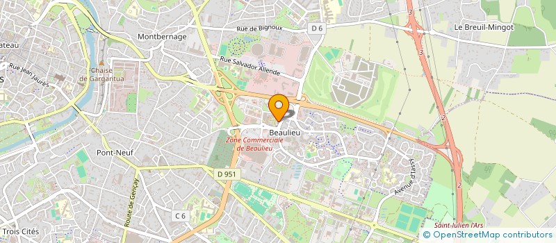 localisation de l'entreprise MONSIEUR PIERRE COUTURIER  POITIERS