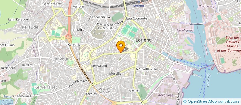 localisation de l'entreprise MONSIEUR PIERRE COUTURIER à LORIENT