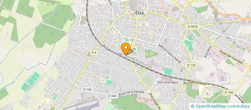 localisation de l'entreprise MONSIEUR PIERRE COUTUROU à DAX