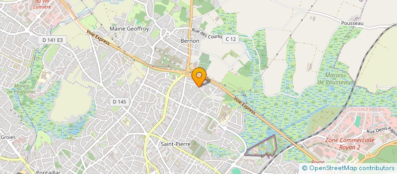 localisation de l'entreprise MONSIEUR PIERRE COUVRAT  ROYAN