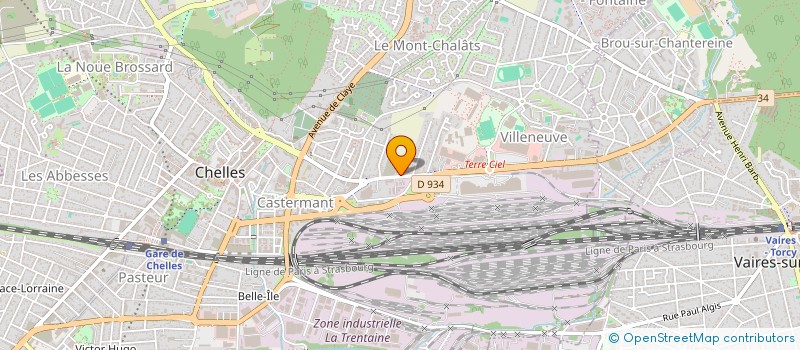 localisation de l'entreprise MONSIEUR PIERRE COUVREUR à CHELLES