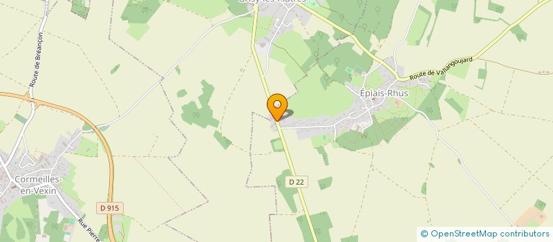 localisation de l'entreprise MONSIEUR PIERRE COVELIERS  GRISY-LES-PLATRES