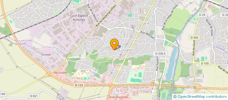 localisation de l'entreprise MONSIEUR PIERRE CRASSIER à LUISANT