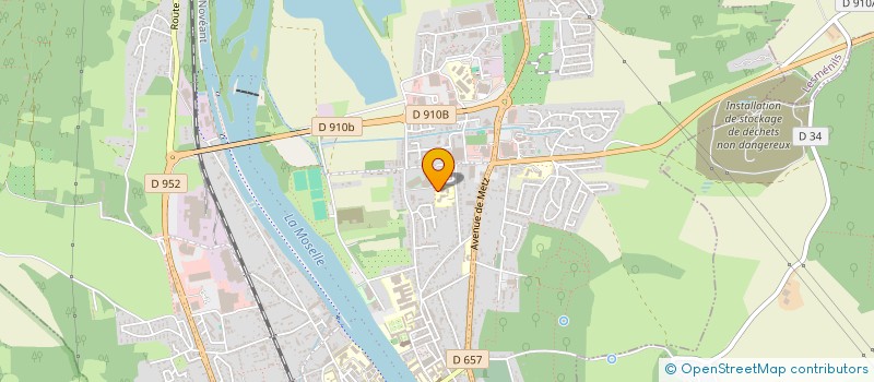 localisation de l'entreprise MONSIEUR PIERRE CREN  PONT A MOUSSON