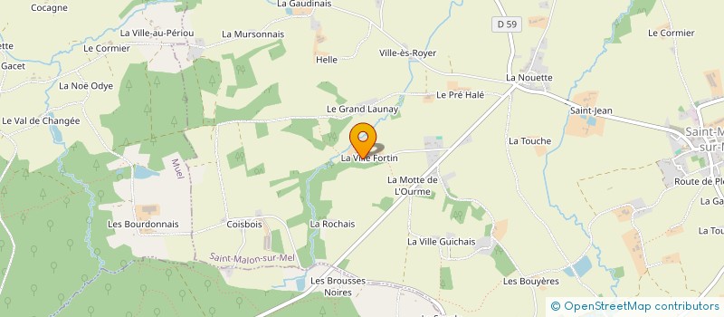 localisation de l'entreprise MONSIEUR PIERRE CREPIN à SAINT-MALON-SUR-MEL