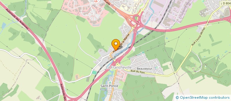 localisation de l'entreprise MONSIEUR PIERRE CREQUY  LA FRANCHEVILLE