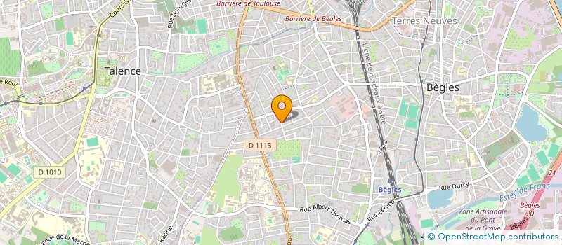 localisation de l'entreprise MONSIEUR PIERRE CRESPOS à BEGLES