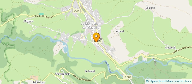 localisation de l'entreprise MONSIEUR PIERRE CRESPY à LE MONASTIER-SUR-GAZEILLE