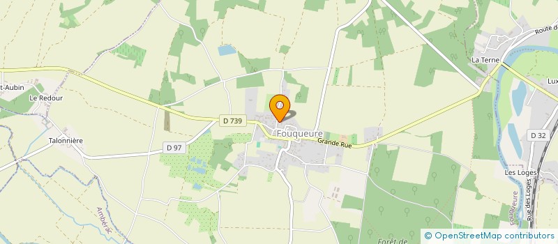 localisation de l'entreprise MONSIEUR PIERRE CREUZEAU à FOUQUEURE