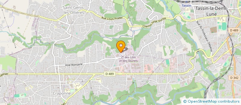 localisation de l'entreprise MONSIEUR PIERRE CROS à CRAPONNE