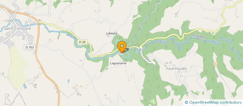 localisation de l'entreprise MONSIEUR PIERRE CROS à LEYNHAC