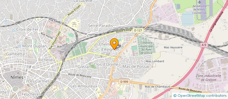 localisation de l'entreprise MONSIEUR PIERRE CROUZET  NIMES