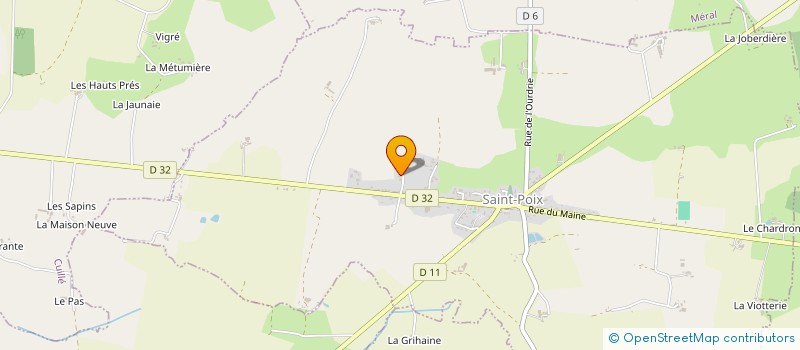localisation de l'entreprise MONSIEUR PIERRE CRUBLET à SAINT-POIX