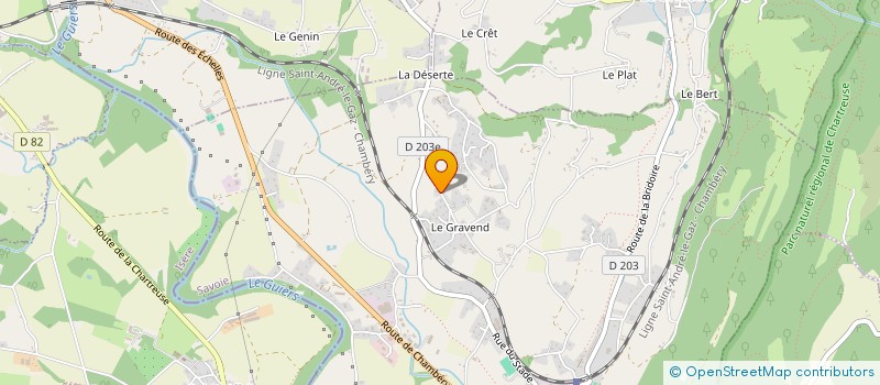 localisation de l'entreprise MONSIEUR PIERRE CRUVIEUX  SAINT-BERON