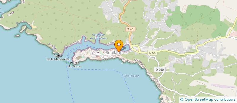 localisation de l'entreprise MONSIEUR PIERRE CULIOLI à BONIFACIO