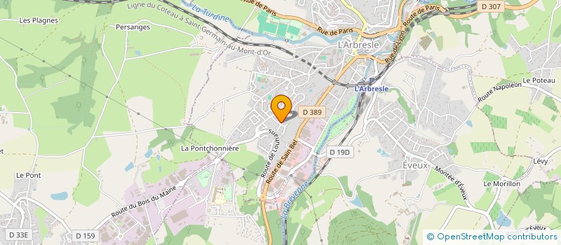 localisation de l'entreprise MONSIEUR PIERRE CULIOLI à L'ARBRESLE