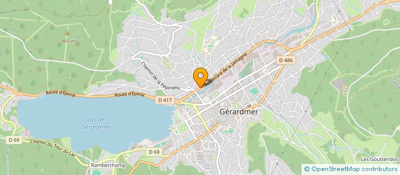 localisation de l'entreprise MONSIEUR PIERRE CUNY à GERARDMER