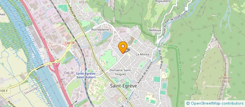 localisation de l'entreprise MONSIEUR PIERRE CUTIVET  SAINT-EGREVE