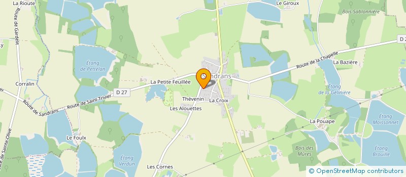 localisation de l'entreprise MONSIEUR PIERRE-CYRIL CHANET  SANDRANS