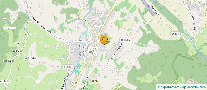 localisation de l'entreprise MONSIEUR PIERRE D'AGATA  SAINT-JEAN-EN-ROYANS