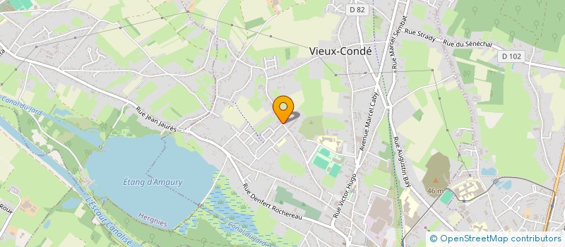 localisation de l'entreprise MONSIEUR PIERRE D ANTONI  VIEUX-CONDE