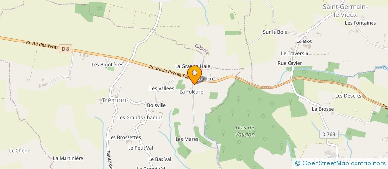 localisation de l'entreprise MONSIEUR PIERRE D'HARCOURT à LE CHALANGE