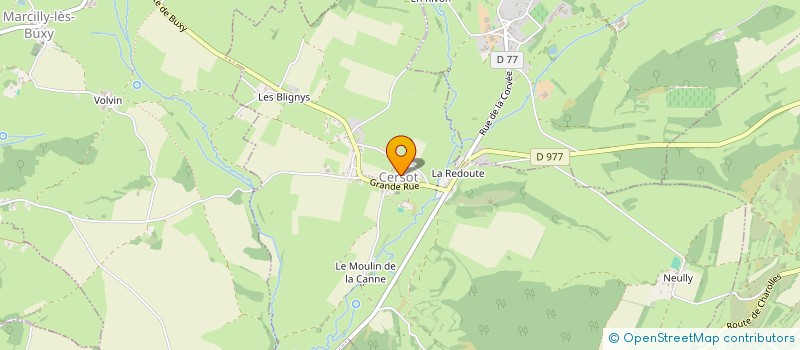 localisation de l'entreprise MONSIEUR PIERRE D'HEILLY  MOROGES