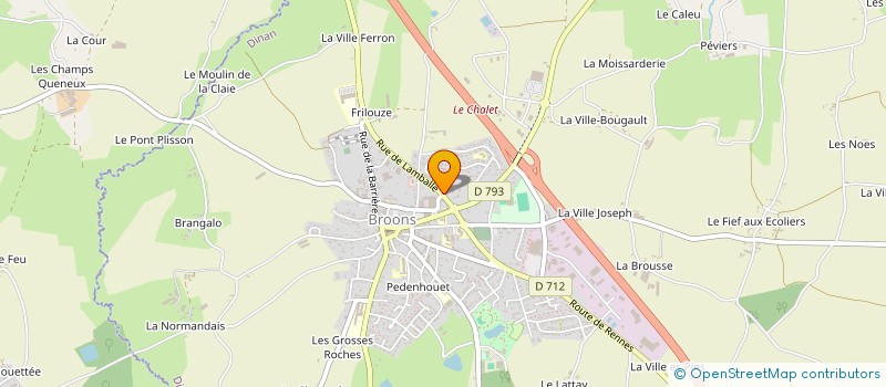 localisation de l'entreprise MONSIEUR PIERRE D'HEM à EREAC
