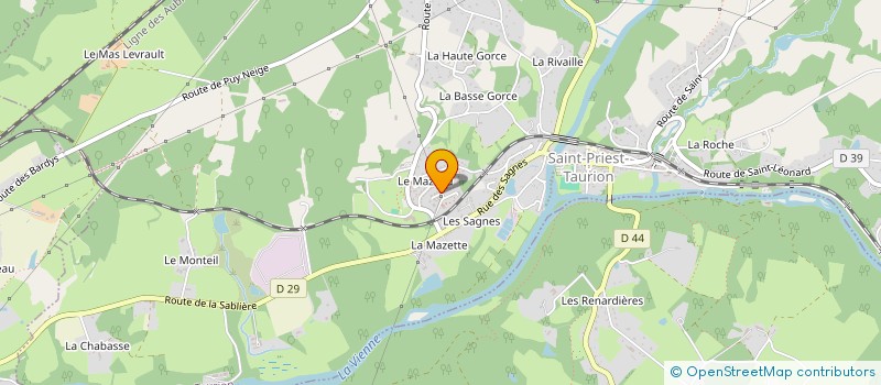 localisation de l'entreprise MONSIEUR PIERRE DA SILVA à SAINT-PRIEST-TAURION