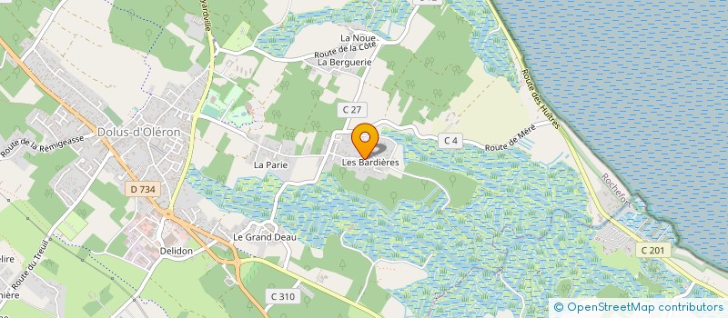 localisation de l'entreprise MONSIEUR PIERRE DA SILVA  DOLUS-D'OLERON