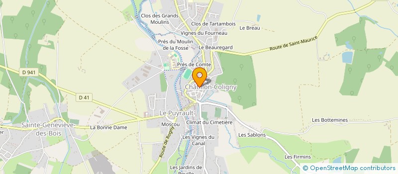 localisation de l'entreprise MONSIEUR PIERRE DACIER à CHATILLON-COLIGNY
