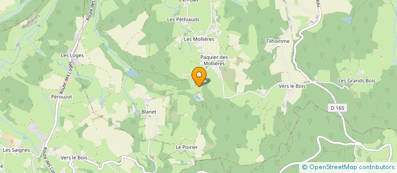 localisation de l'entreprise MONSIEUR PIERRE DAGALLIER  LA VINEUSE SUR FREGANDE